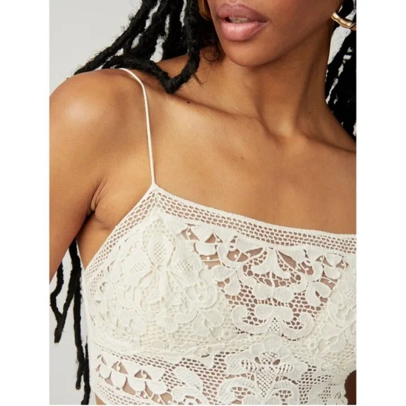 FREE PEOPLE ONE LYRA BRALETTE IN IVORY - Picture 3 of 4